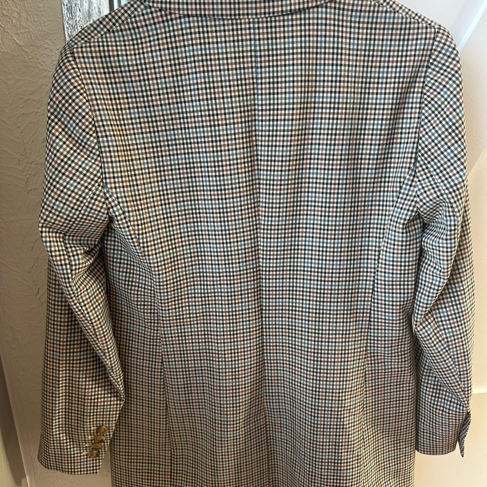 Loft Checkered Pattern Blazer - image 2